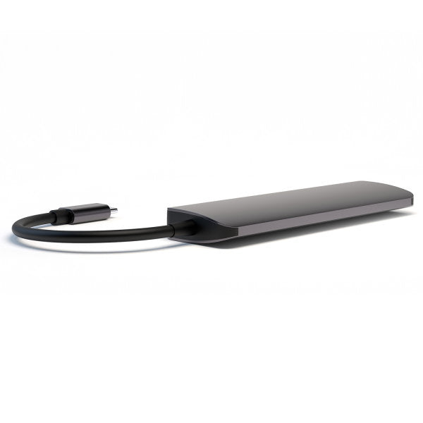 4smarts 4S468782 Multiport-Adapter – USB-C, 1× HDMI, 2× USB-A, 100 W PD, SD/microSD, für Geräte mit USB-C
