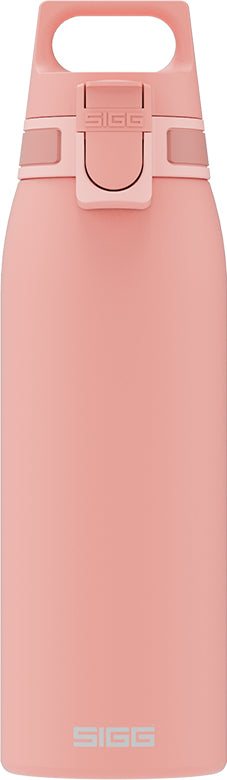 SIGG Kindertrinkflasche 1 l – Druckknopfdeckel, BPA-frei, Edelstahl