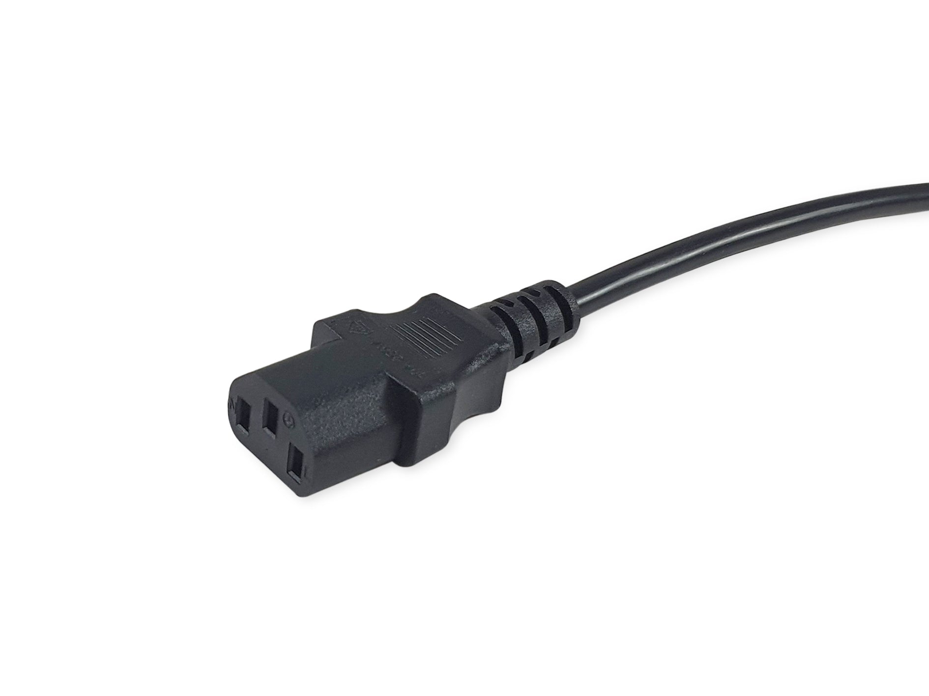 Equip Netzkabel – UK (Typ G) – IEC C13, 10 m, 250 V/10 A, Schwarz