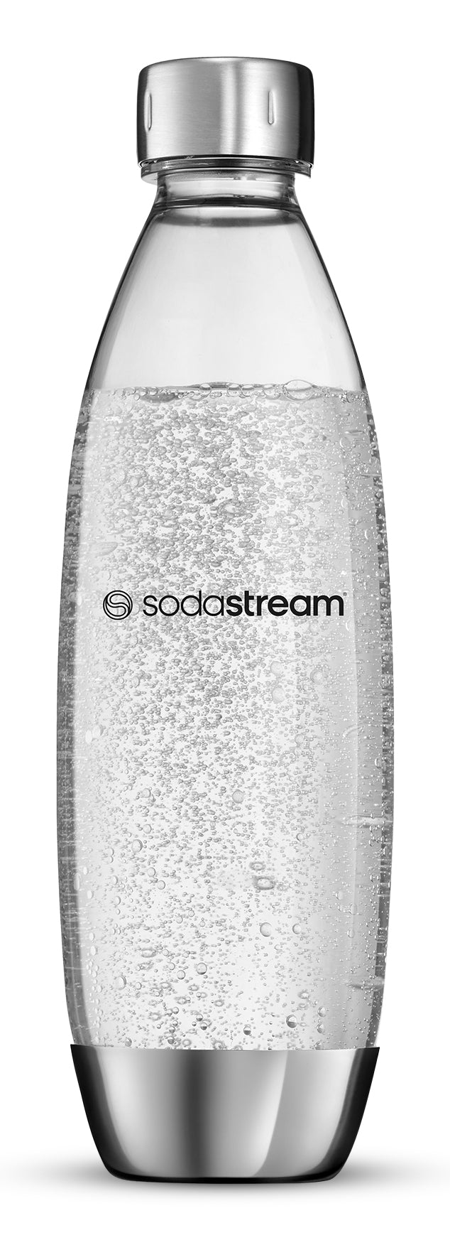 SodaStream Karbonisiererflasche Fuse Metal DWS – 1 l – für Modelle, z. B. DUO, E-DUO, TERRA