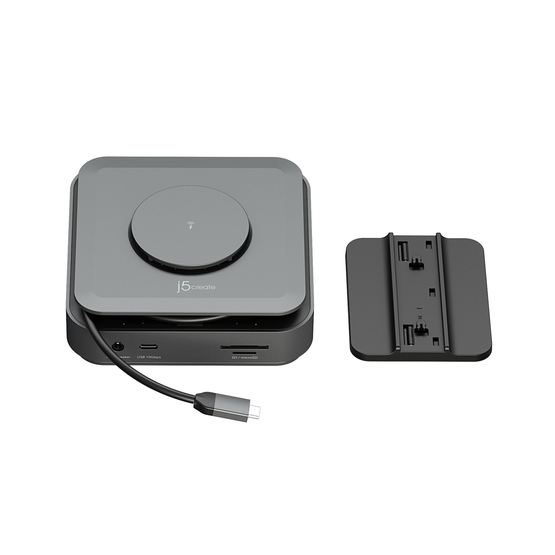 j5create JCD3199-N Dockingstation – USB-C, 2× HDMI, 2× USB-A, 3× USB-C, 140 W PD, GbE, für Windows/Mac/Android