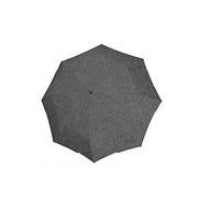 Reisenthel Taschenschirm – Auf/Zu-Automatik, Ø 97 cm, L 28 cm – Grau Twist Silver – Windfest