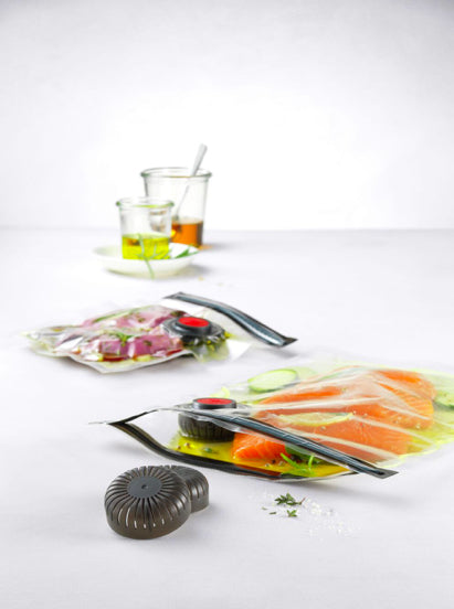 ZWILLING Vakuumbehälter-Set GlasBox M/L – 4 l Gesamt, 7 Stk., Glas, Weiss