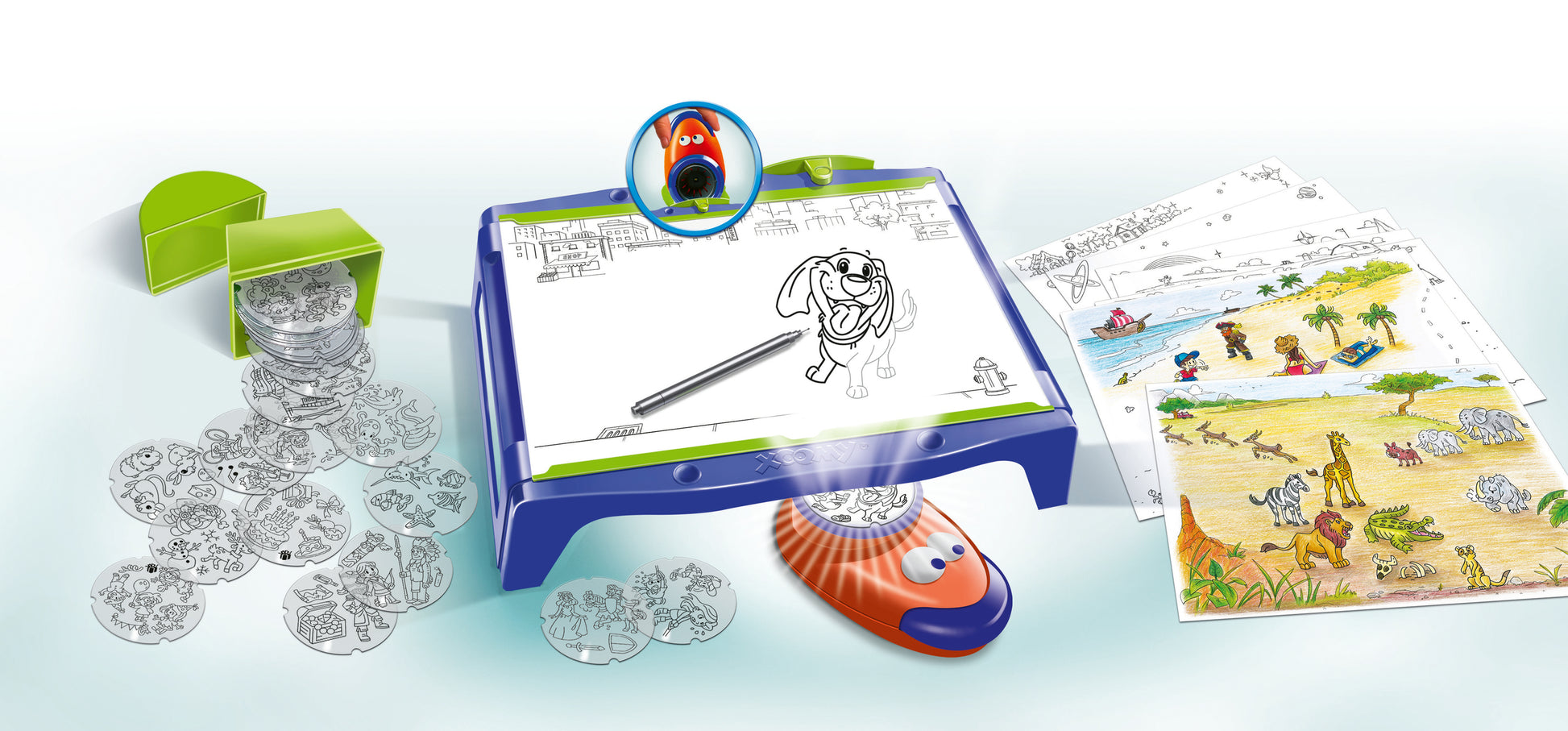 Ravensburger XOOMY Maxi A4 Tisch – Maltafel-Set – 27 × 37 × 9 cm – ab 6 Jahren