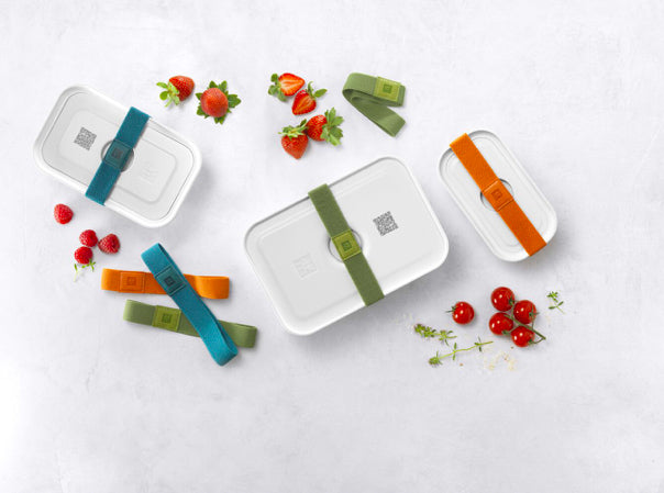 ZWILLING Vakuumbehälter-Set GlasBox M/L – 4 l Gesamt, 7 Stk., Glas, Weiss
