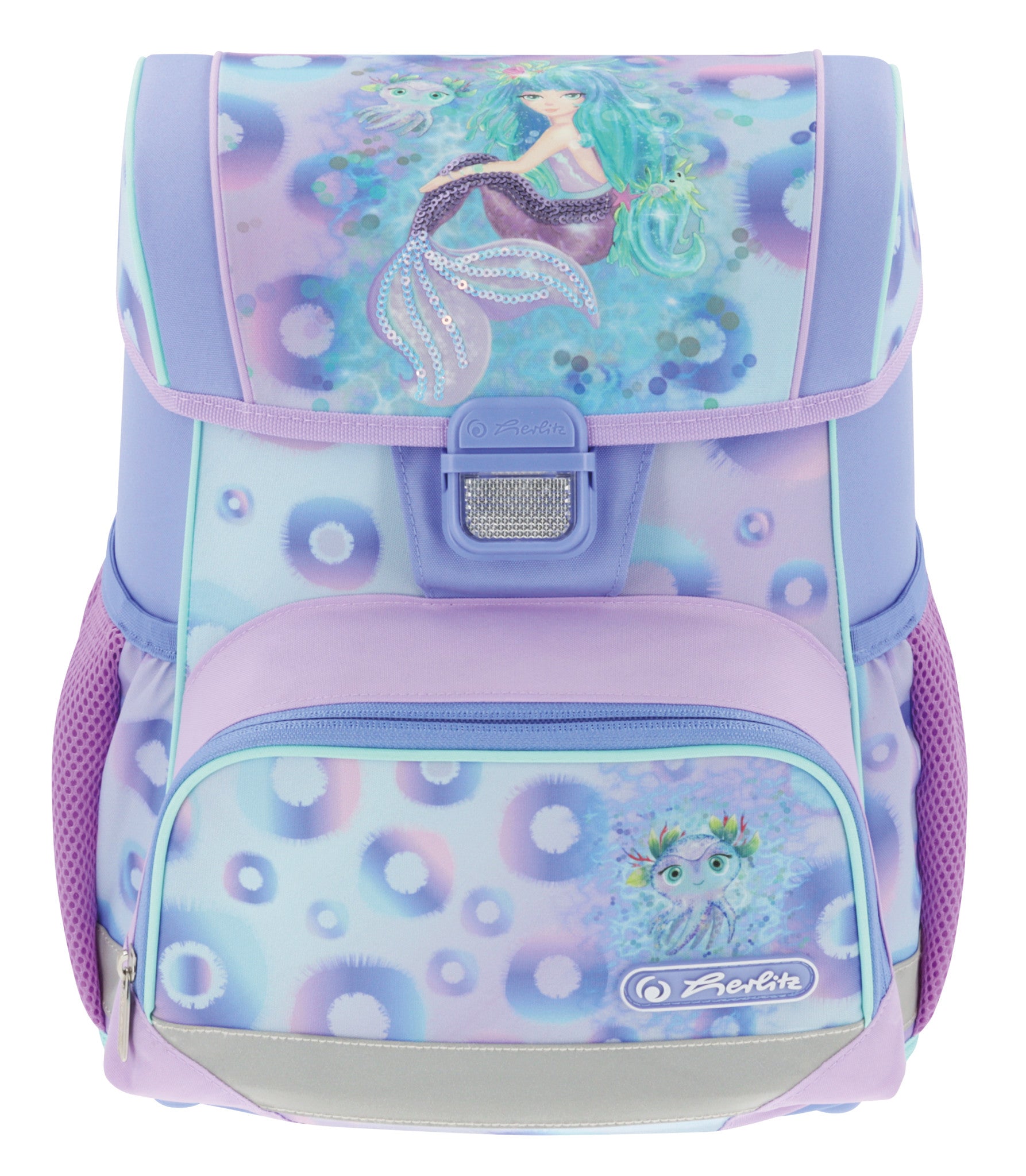Herlitz Loop Plus – Schulrucksack-Set, Mystic Mermaid, 17 l, 31×37×22 cm
