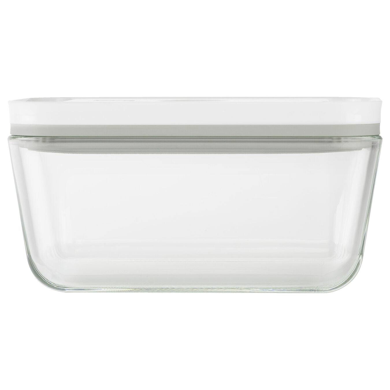 ZWILLING Vakuumbox M – 11,2 × 18,2 × 9,8 cm, 900 ml – für Vakuumierer, Glas, Grau