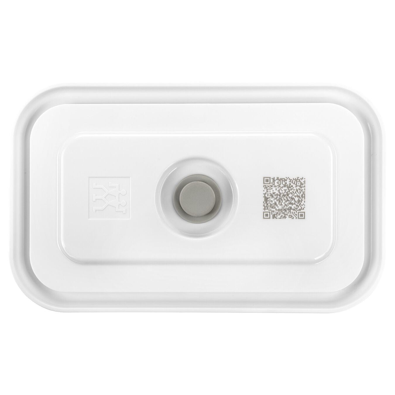 ZWILLING Vakuumbox M – 11,2 × 18,2 × 9,8 cm, 900 ml – für Vakuumierer, Glas, Grau