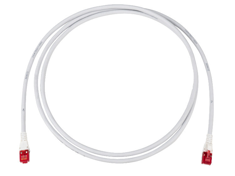 R&Mfreenet Patchkabel – Cat 6A U/UTP, 10 m, Grau, LSZH, RJ-45