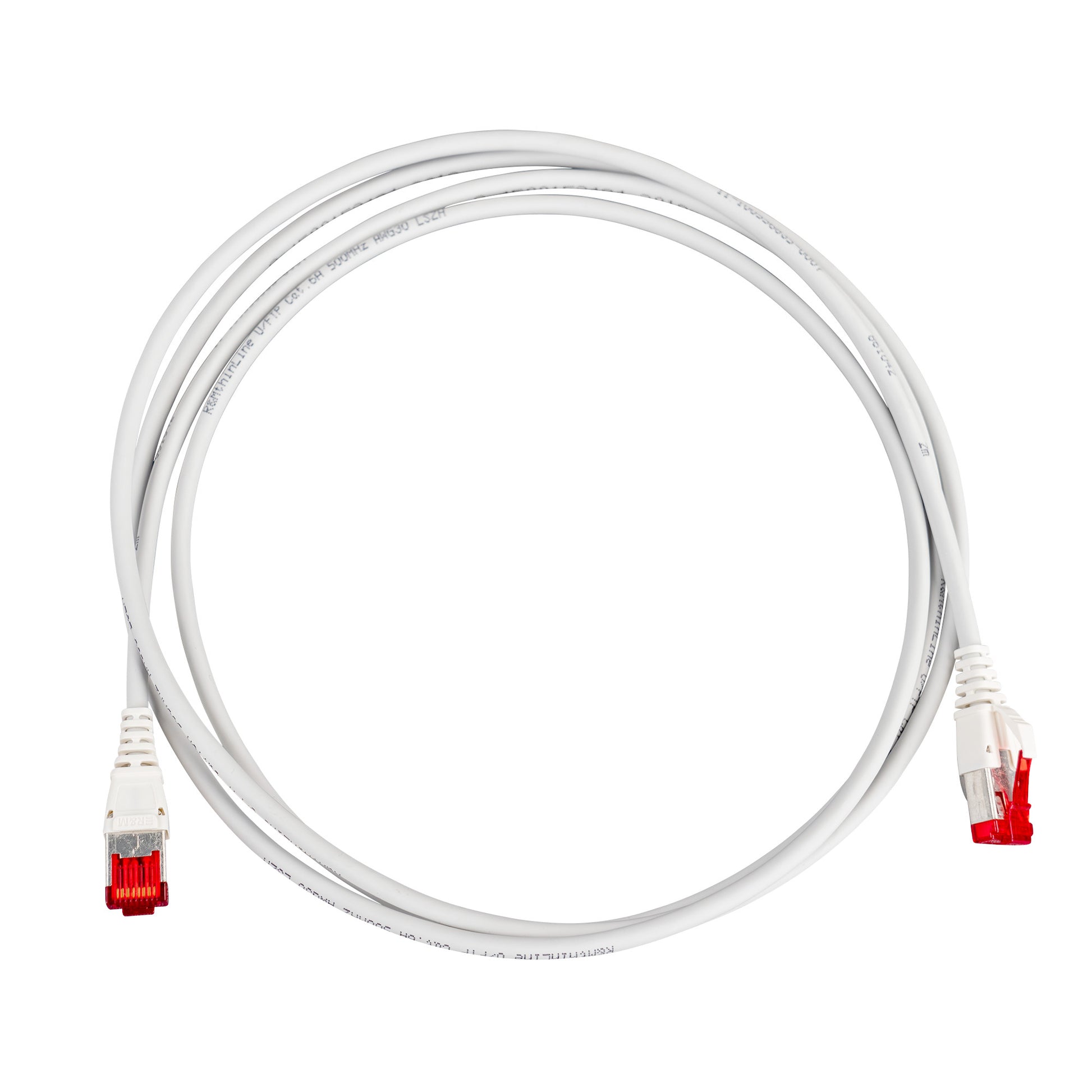 R&M Thin-Line Patchkabel U/FTP Kat.6A, 5 m – LSZH-Mantel, U/FTP-Schirmung