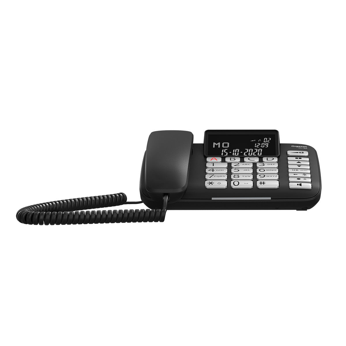 Gigaset DL780 Plus – DECT-Telefon, Seniorentelefon, Freisprecheinrichtung, 99 Einträge, Schwarz