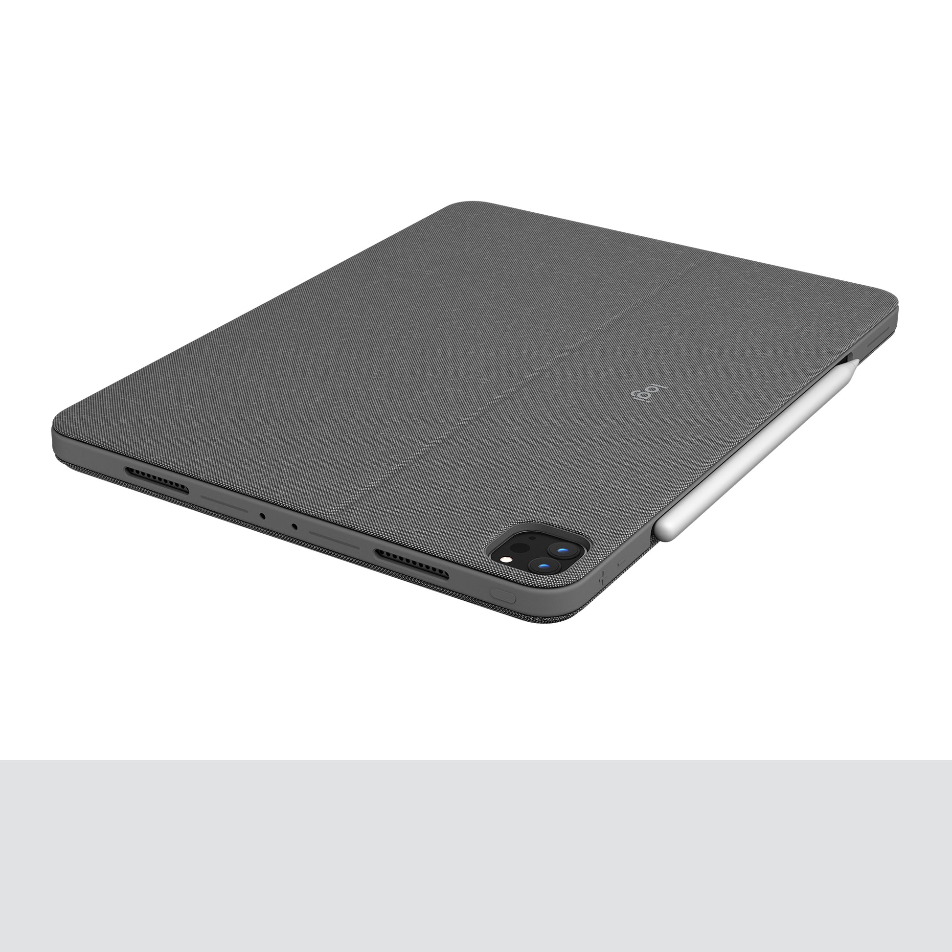 Logitech Combo Touch – Tastatur, CH-Layout (DE-CH), mit Touchpad, Grau – für iPad Pro 11"