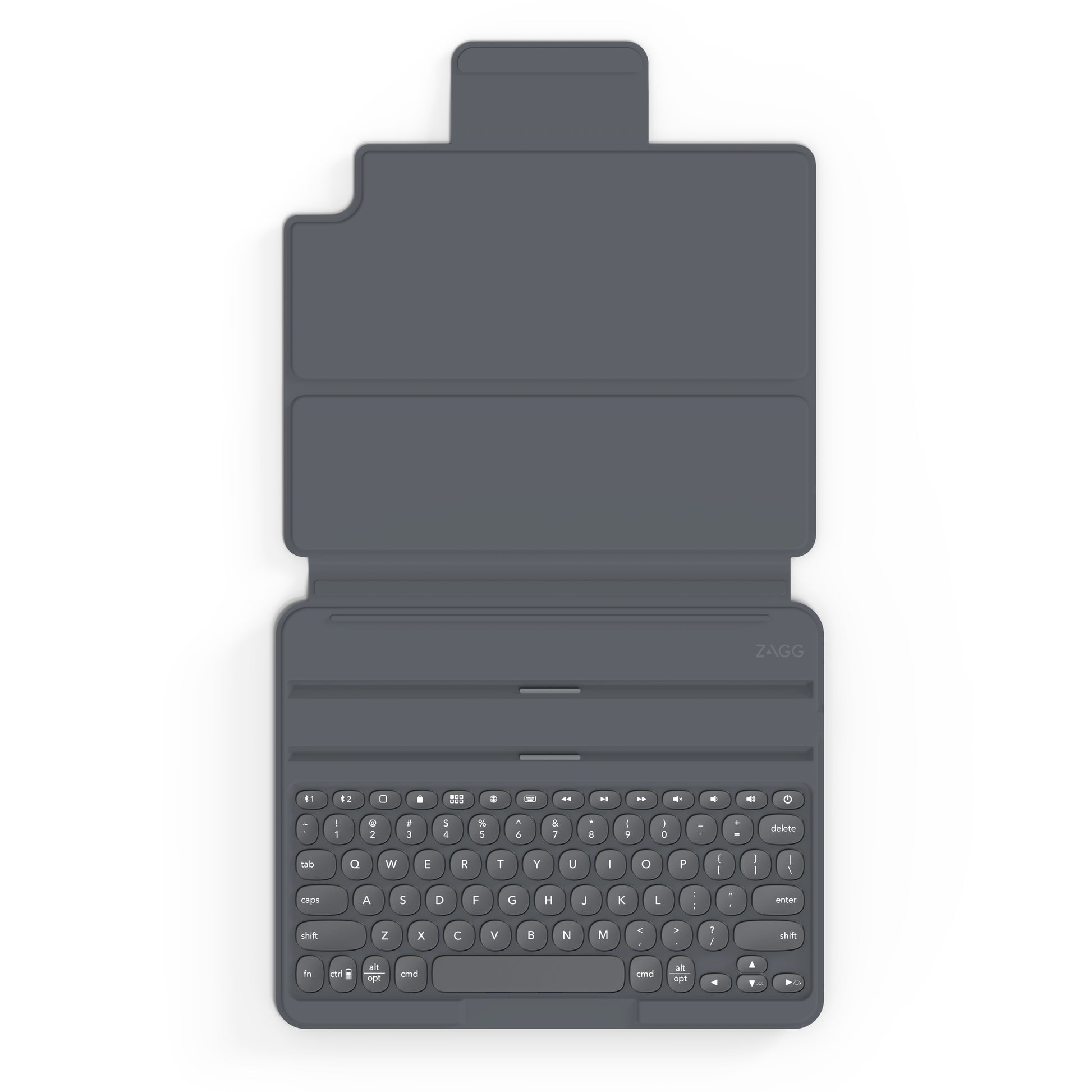 Zagg Keys Pro (französisches Layout) Tastatur – für Apple iPad 11", anthrazit