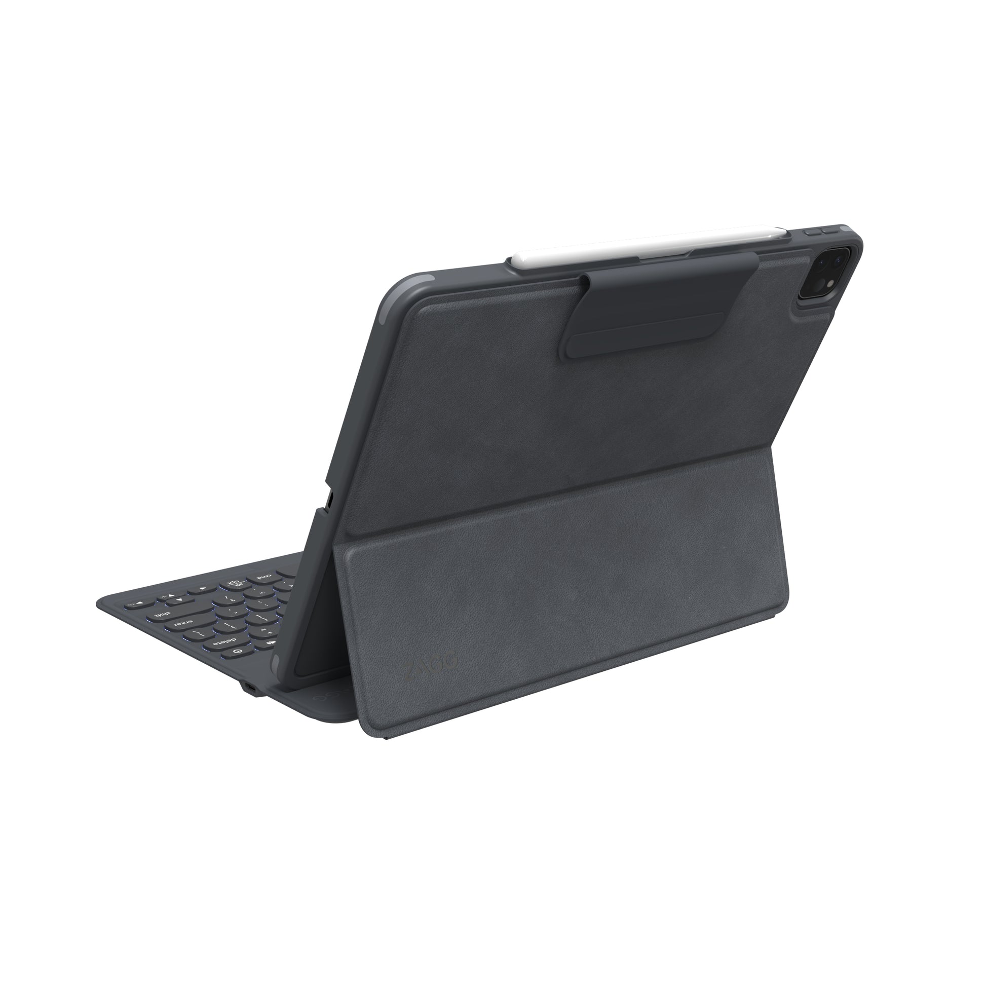 Zagg Keys Pro (französisches Layout) Tastatur – für Apple iPad 11", anthrazit