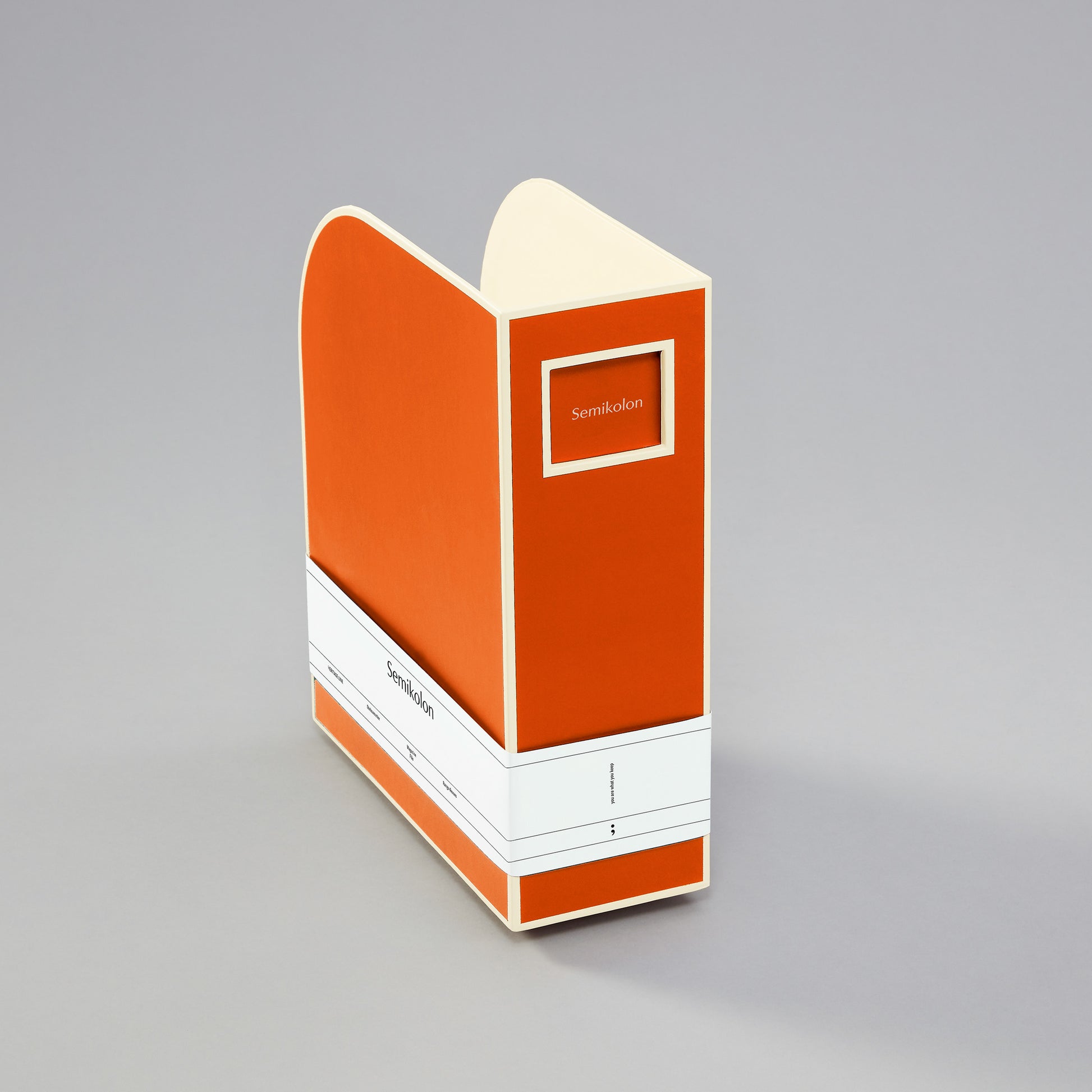 Semikolon Stehsammler – A4 – Karton – Orange – 105 × 260 × 310 mm