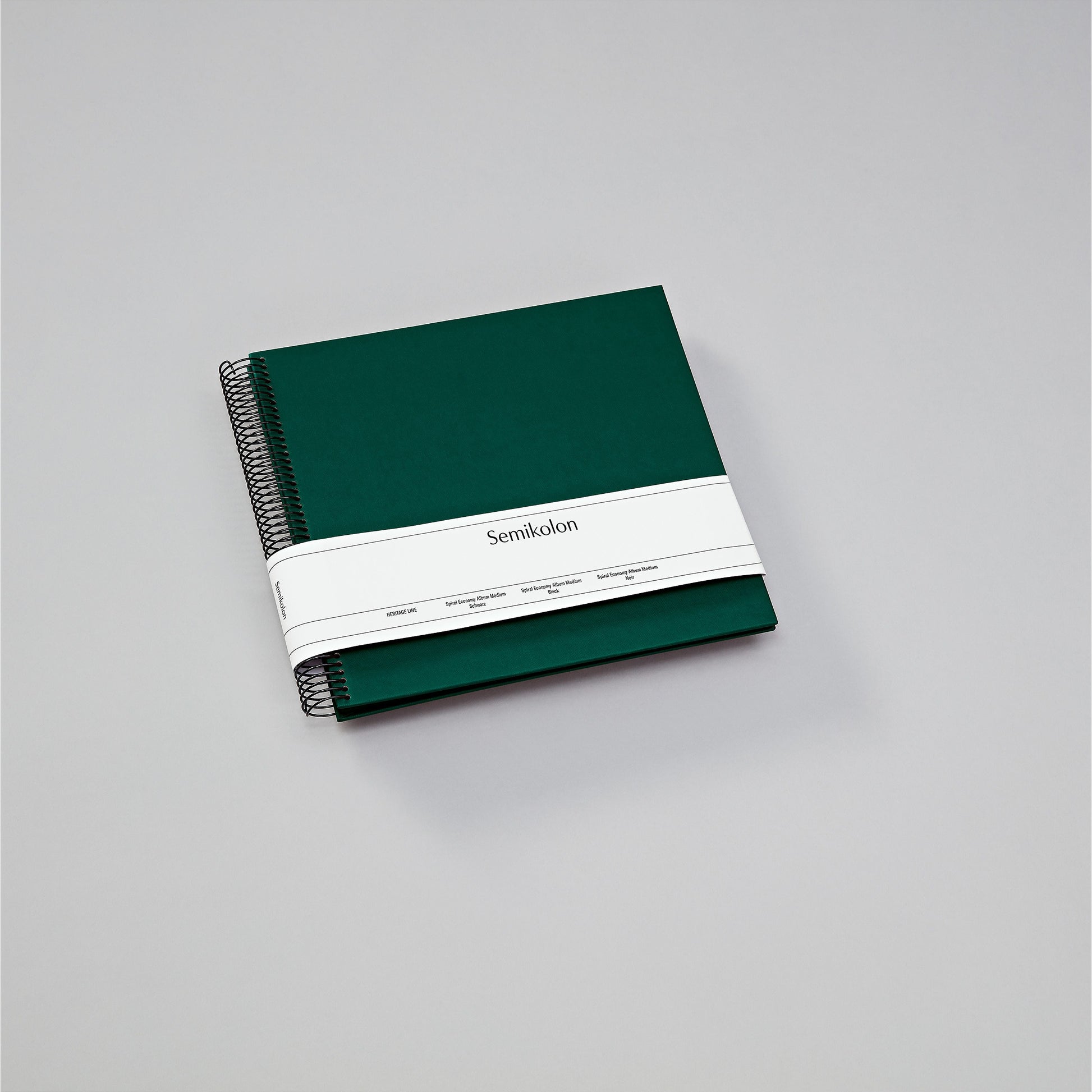 Semikolon Fotobuch Wiro Economy – waldgrün, Textil, 230 × 223 mm
