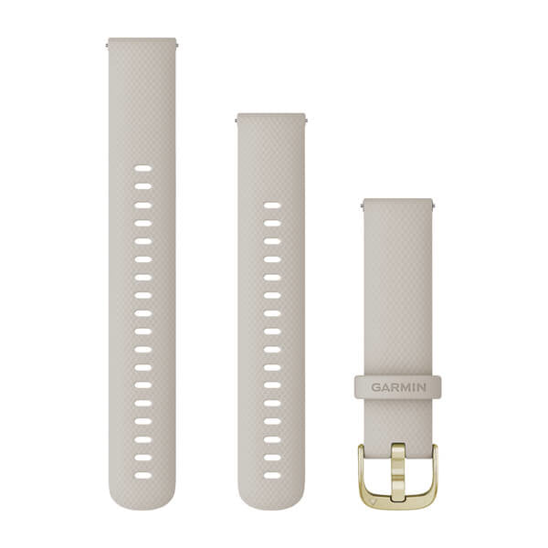 Garmin Venu 2S – Armband – für Garmin Venu 2S, Beige, 18 mm, Silikon