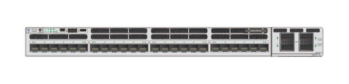 Cisco Cat9300 – Verwalteter L3 Switch – 24× mGig, 1U