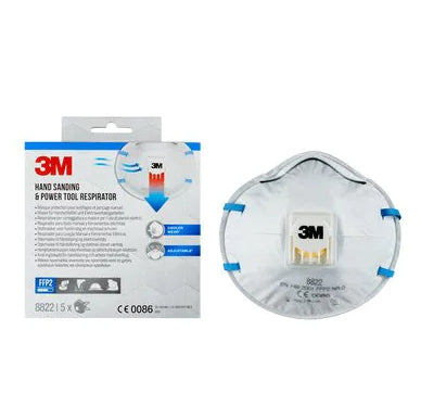 3M Atemschutzmaske FFP2 Cool Flow 8822 – mit Ventil – Einheitsgrösse – weiss – 5 Stk.