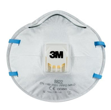 3M Atemschutzmaske FFP2 Cool Flow 8822 – mit Ventil – Einheitsgrösse – weiss – 5 Stk.