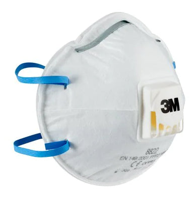 3M Atemschutzmaske FFP2 Cool Flow 8822 – mit Ventil – Einheitsgrösse – weiss – 5 Stk.