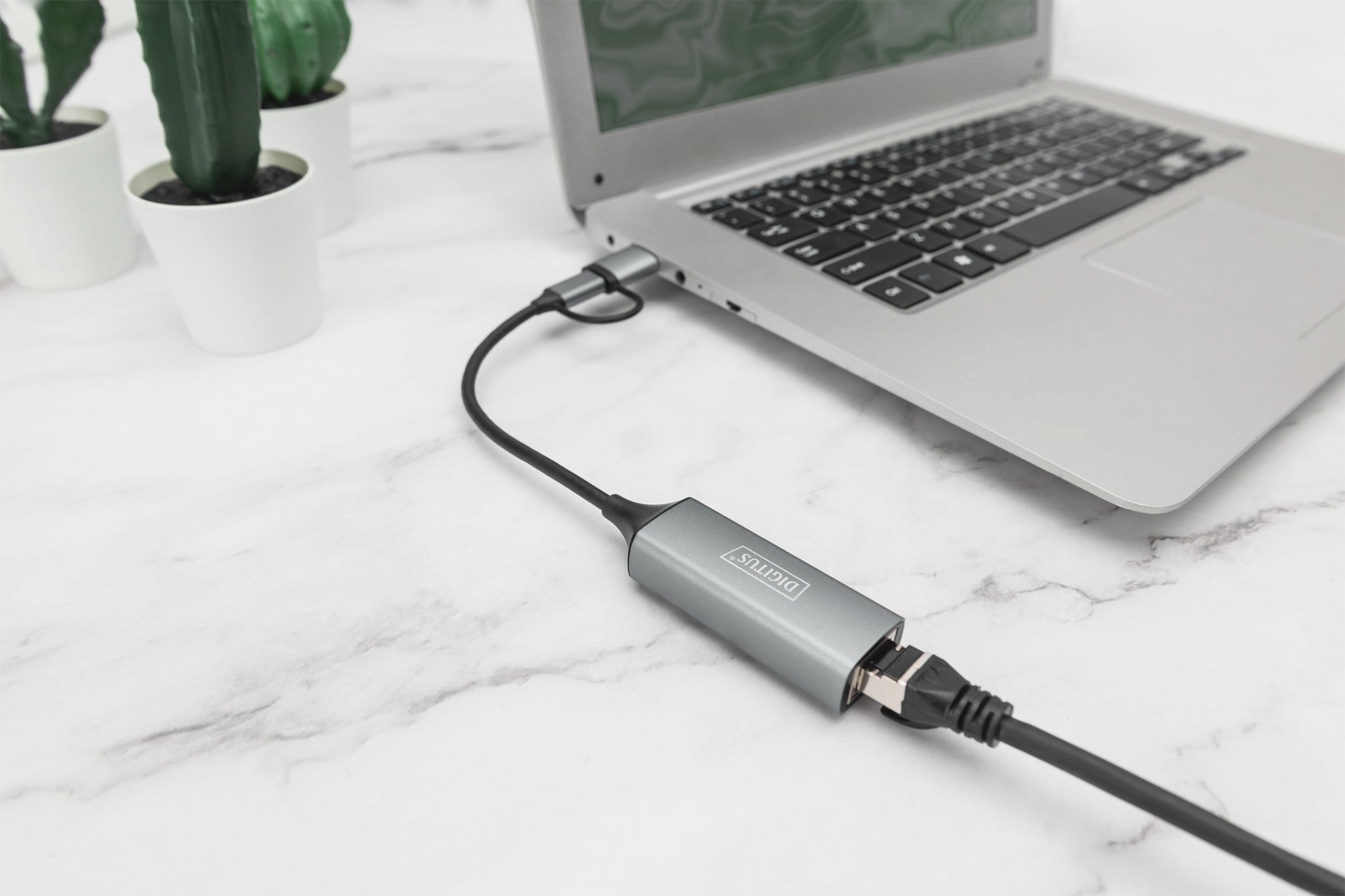Digitus USB-C auf Ethernet (RJ-45) Adapter, 2,5 Gbit/s