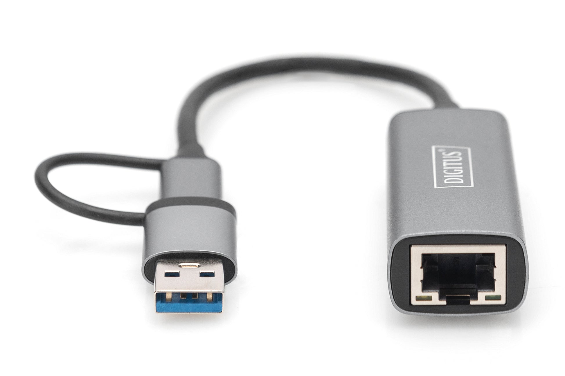 Digitus USB-C auf Ethernet (RJ-45) Adapter, 2,5 Gbit/s