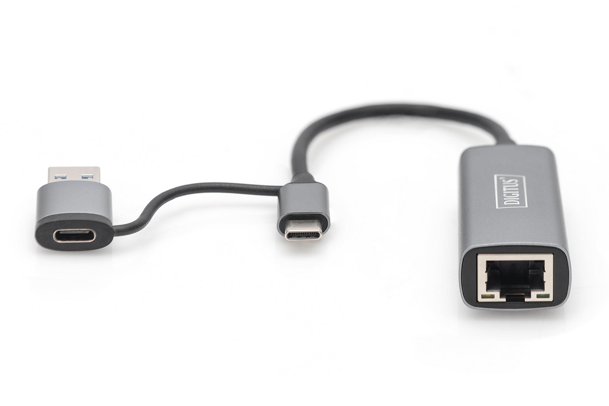 Digitus USB-C auf Ethernet (RJ-45) Adapter, 2,5 Gbit/s