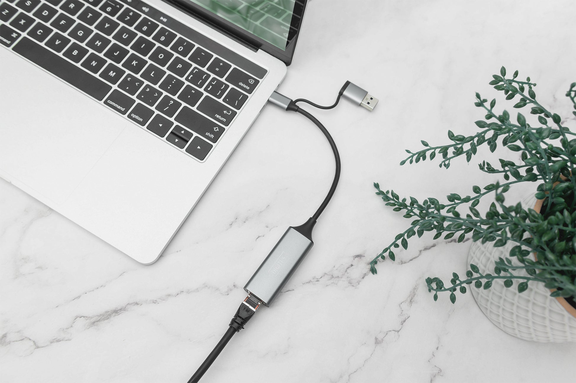 Digitus USB-C auf Ethernet (RJ-45) Adapter, 2,5 Gbit/s