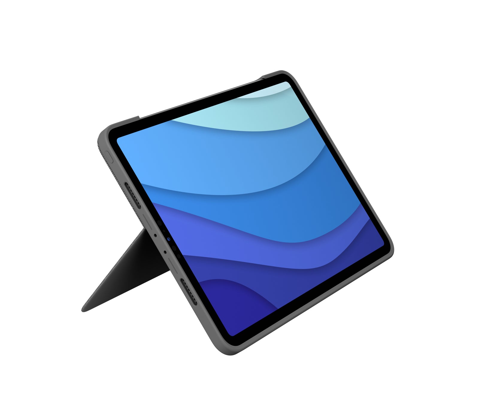 Logitech Combo Touch – Tastatur mit Touchpad, Grau – für iPad Pro 11" (1.–3. Gen.)