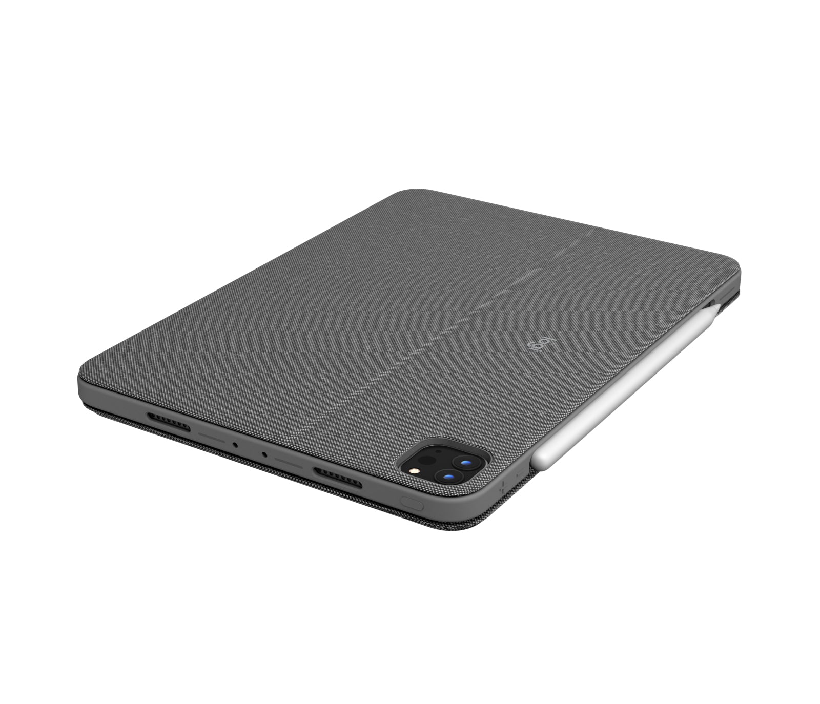 Logitech Combo Touch – Tastatur mit Touchpad, Grau – für iPad Pro 11" (1.–3. Gen.)