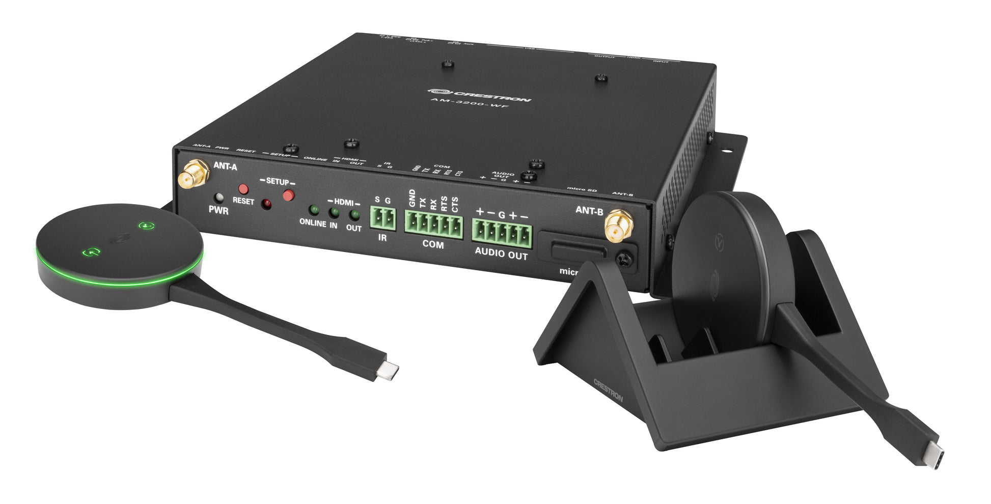 Crestron AM3-212-I KIT – HDMI-over-IP Encoder, 4K60, PoE