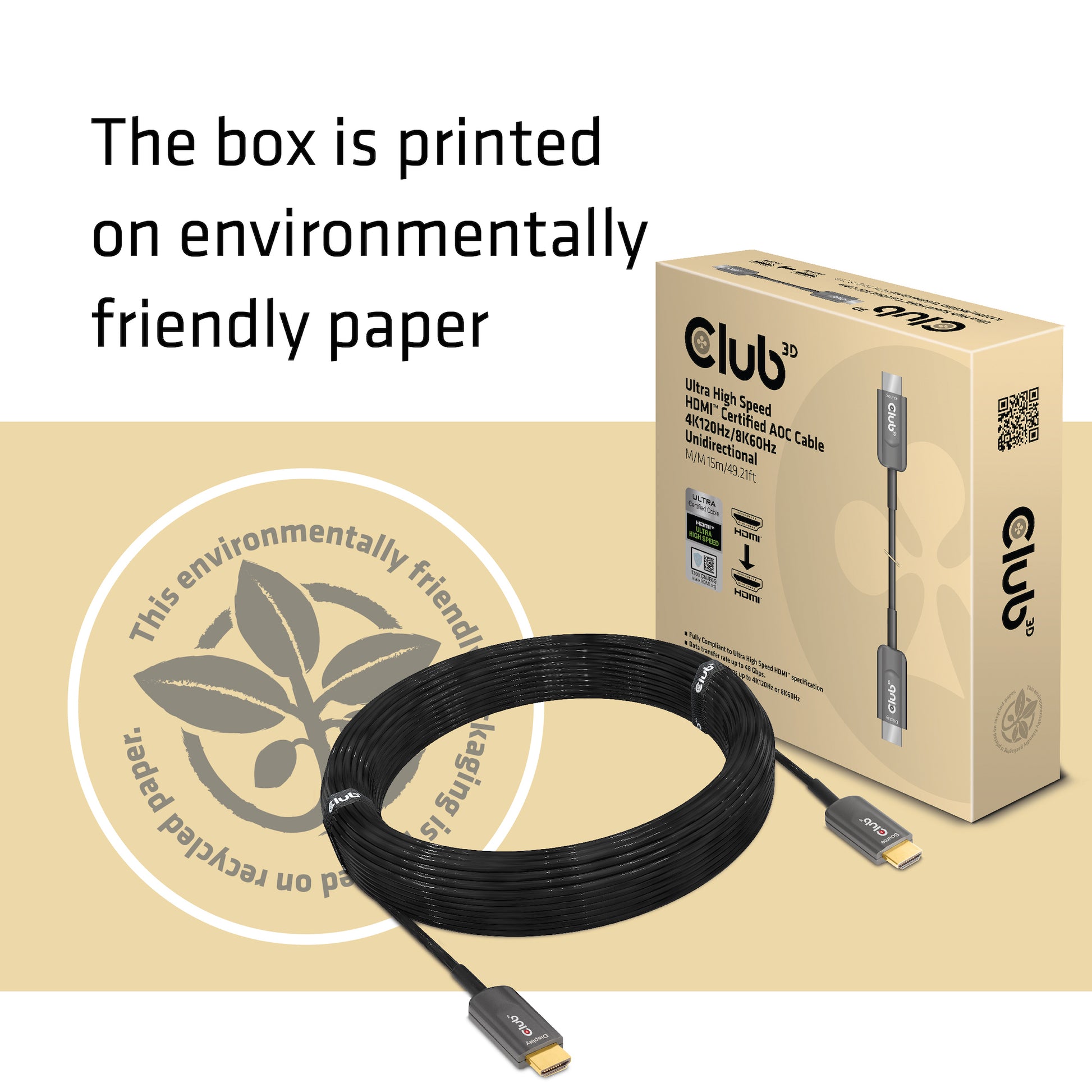 CLUB3D Club 3D HDMI-Kabel, Schwarz