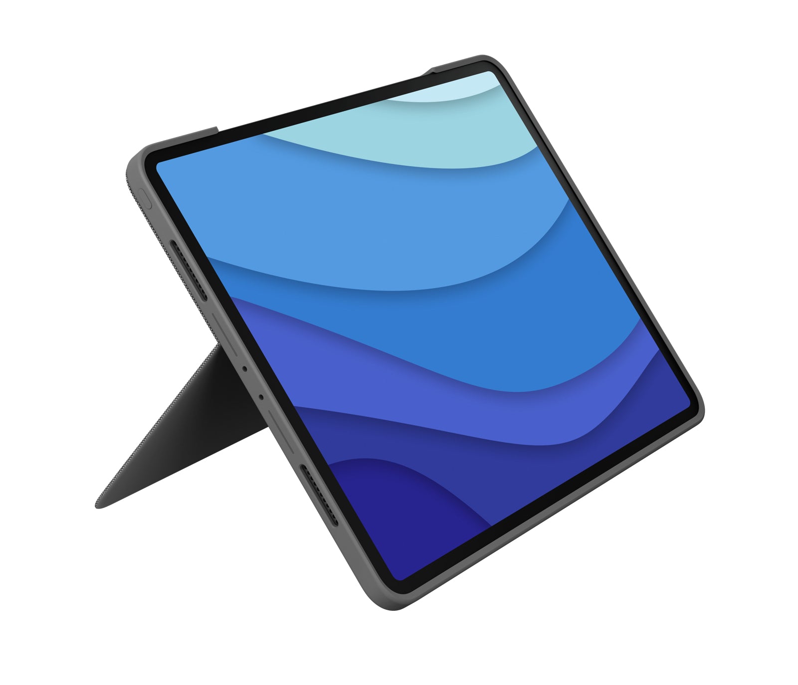 Logitech Combo Touch – Tastatur, Grau – für iPad Pro 12,9" (5. Gen.)