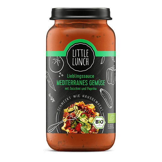 Little Lunch Tomatensauce Mediterranes Gemüse – Bio, 250 g