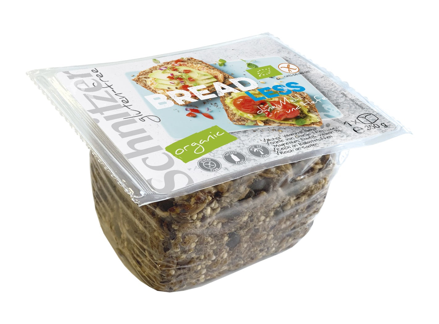 Schnitzer Brot – Saatenbrot, bio, glutenfrei – 350 g