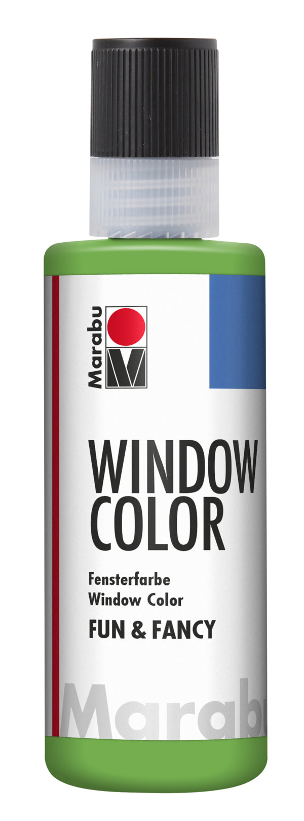 Marabu Fun & Fancy – Fenstermalfarbe – Hellgrün, 80 ml, für Glas & Porzellan