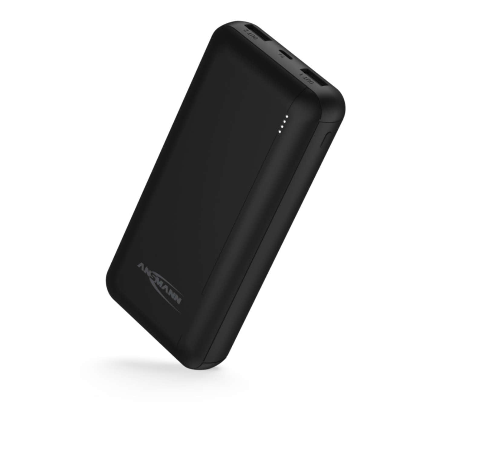 Ansmann Powerbank 20'000 mAh – 2× USB-A, schwarz