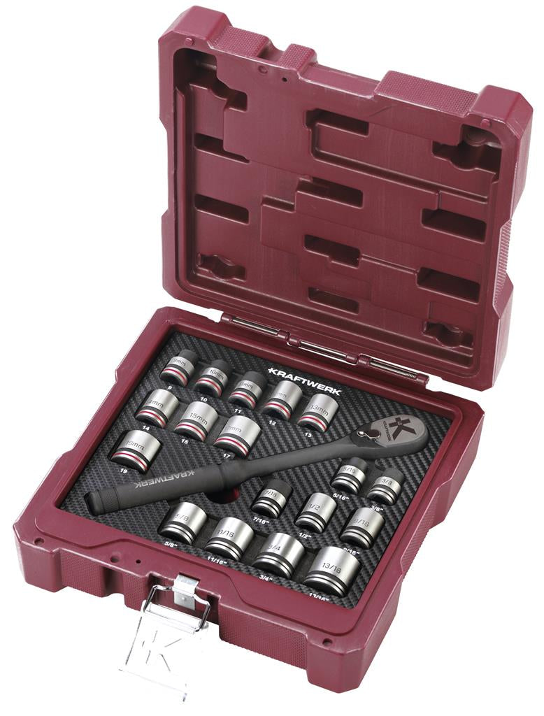 KRAFTWERK Steckschlüsselsatz – Antrieb 3/8" – 204.801.000