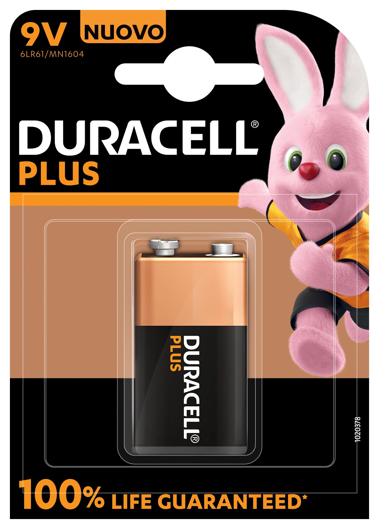 Duracell 9 V Alkaline Batterie – für Geräte