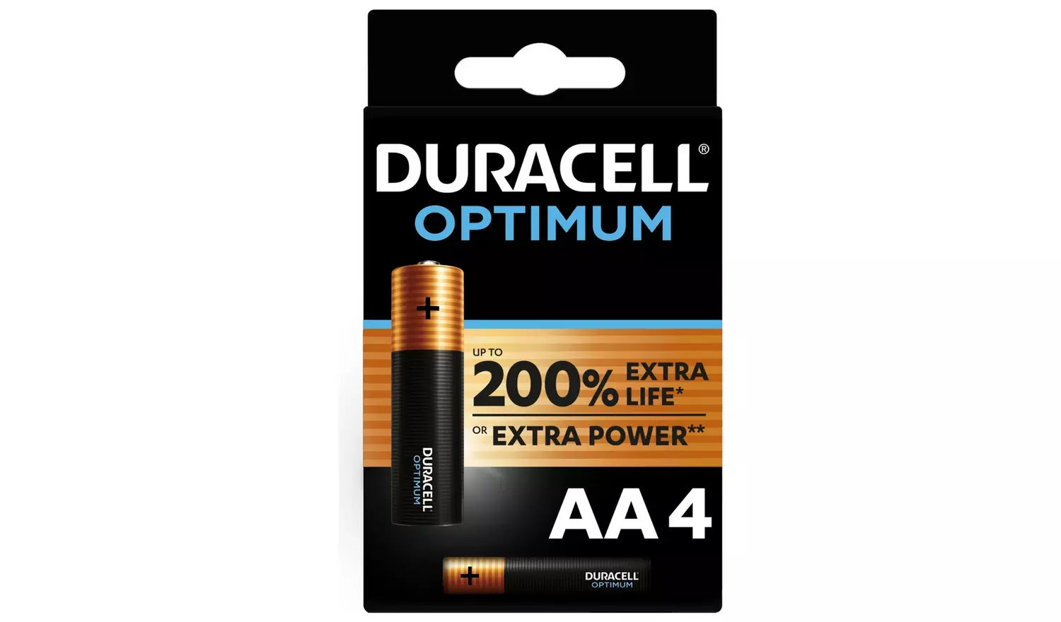 Duracell AA Batterien, Alkaline, 1,5 V – 4 Stk.