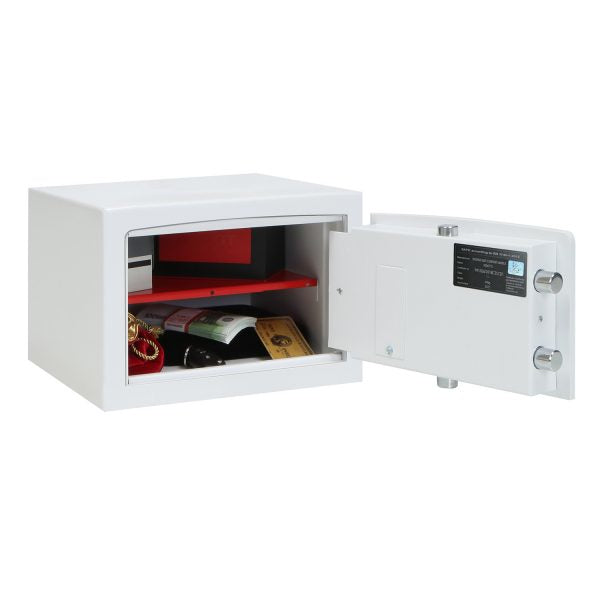 Phoenix Safe Co. Phoenix Tresor Venus HS0671E – Elektronikschloss – 14 l – Weiss