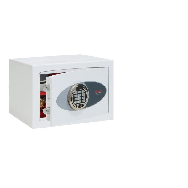 Phoenix Safe Co. Phoenix Tresor Venus HS0671E – Elektronikschloss – 14 l – Weiss
