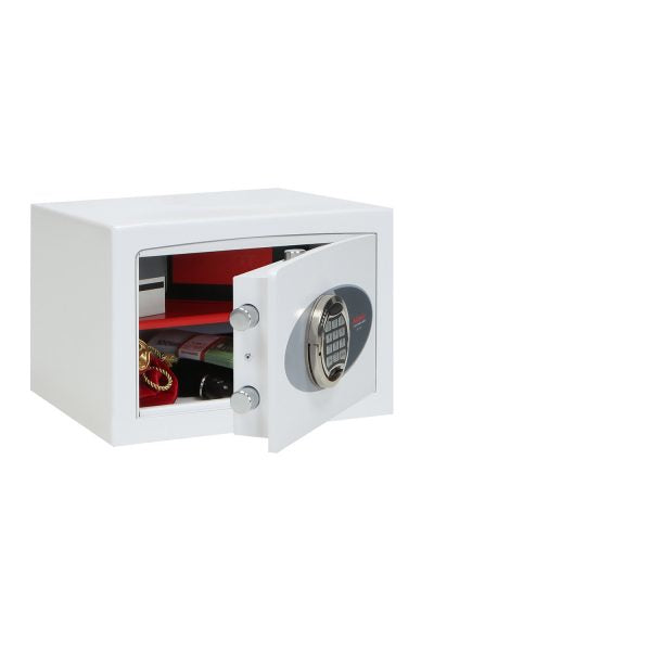 Phoenix Safe Co. Phoenix Tresor Venus HS0671E – Elektronikschloss – 14 l – Weiss
