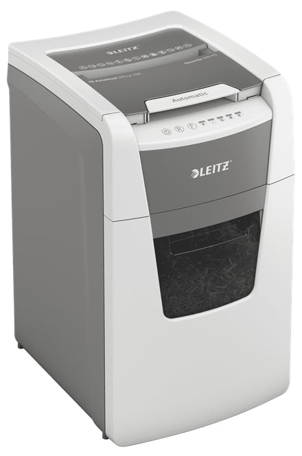 Leitz IQ AutoFeed OfficePro – Aktenvernichter mit Autofeed 150 Blatt, DIN P-5, Mikroschnitt 2 × 15 mm, 44 l
