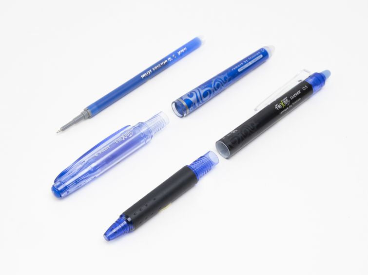 Pilot FriXion Rollerpatrone – Blau, 0,5 mm, für FriXion Ball, FriXion Pro, FriXion Slim und andere, 3er-Pack