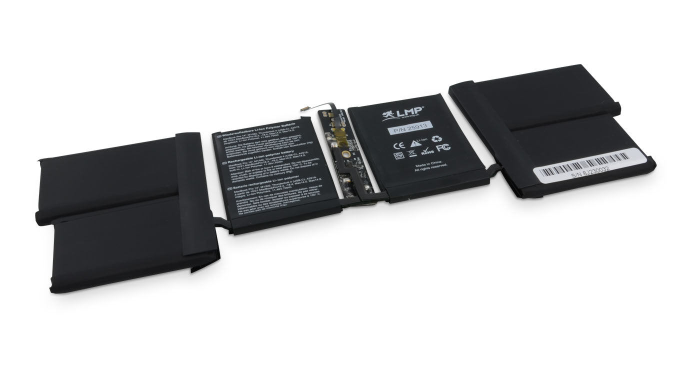 LMP Notebook-Akku – für MacBook Pro 14" (2021–2024) – 70 Wh, 11,46 V – Schwarz