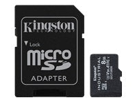 Kingston Technology Kingston microSDHC – 8 GB, Industrial, C10 A1 PSLC, mit SD-Adapter