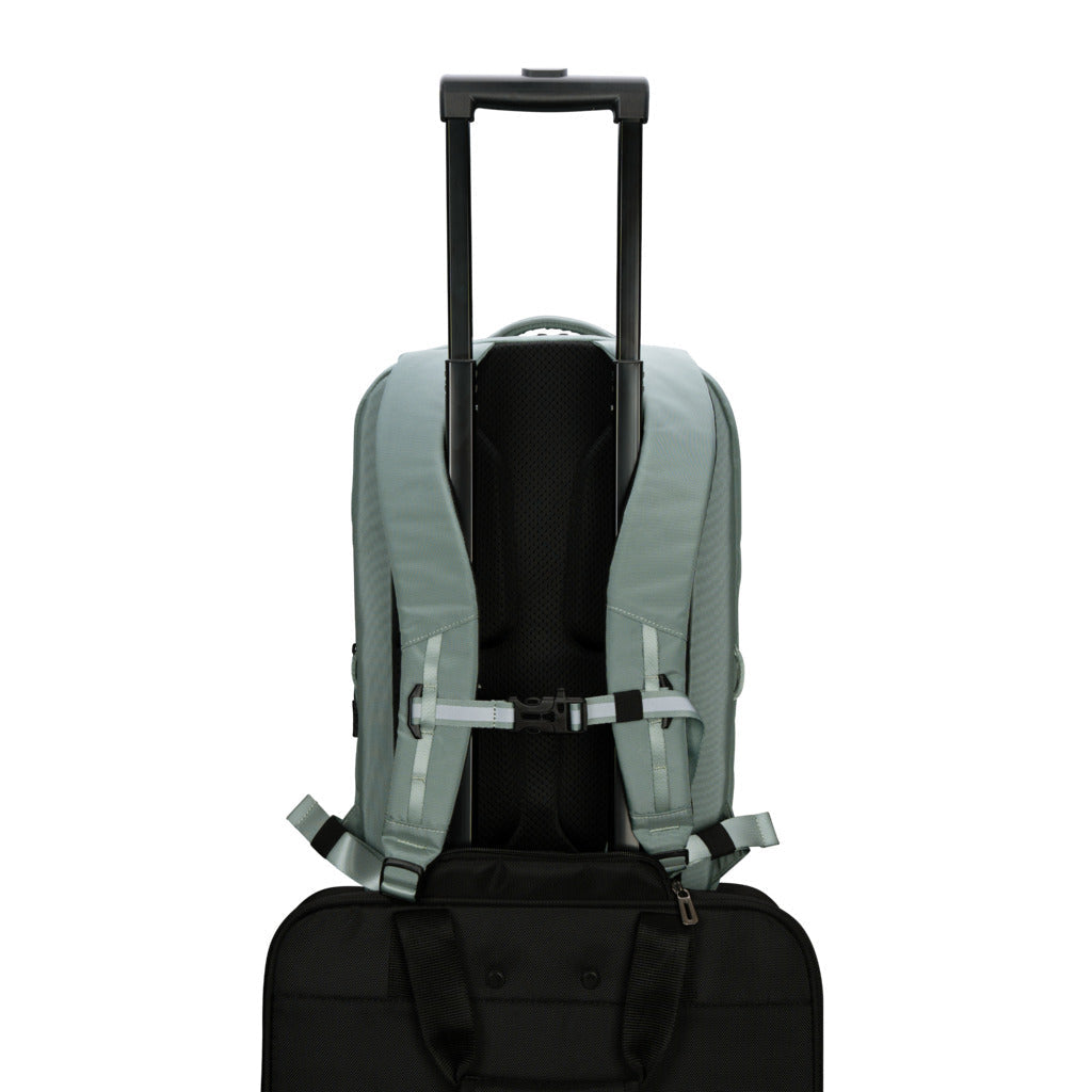 Targus Notebook-Rucksack Work+Play Flex – für 16″, rPET-Polyester – Grün, 290 × 445 × 130 mm