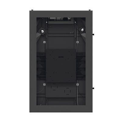 Hagor SOPW 55" Portrait – Outdoorgehäuse, IP65, 6,4 mm Sicherheitsglas, Klima, für 55" (Hochformat)